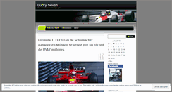 Desktop Screenshot of luckyseven7.wordpress.com
