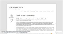 Desktop Screenshot of ladylae.wordpress.com