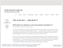 Tablet Screenshot of ladylae.wordpress.com