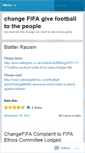 Mobile Screenshot of changefifa.wordpress.com