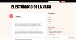 Desktop Screenshot of estomagodevaca.wordpress.com