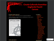 Tablet Screenshot of circoloanarchicogfiaschi.wordpress.com