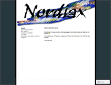 Tablet Screenshot of nordiax.wordpress.com