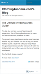 Mobile Screenshot of clothing4uonline.wordpress.com