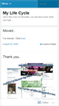 Mobile Screenshot of mylifecycle.wordpress.com