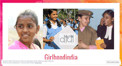 Desktop Screenshot of girlhoodindia.wordpress.com