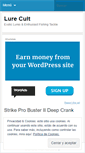 Mobile Screenshot of lurecult.wordpress.com