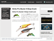 Tablet Screenshot of lurecult.wordpress.com