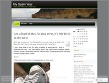 Tablet Screenshot of myspainyear.wordpress.com