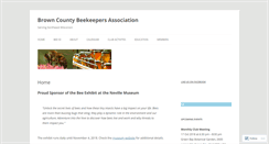 Desktop Screenshot of browncountybeekeepers.wordpress.com