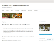 Tablet Screenshot of browncountybeekeepers.wordpress.com