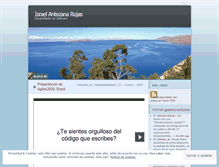 Tablet Screenshot of israelantezana.wordpress.com