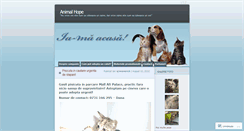 Desktop Screenshot of animalhope.wordpress.com