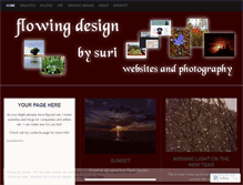 Tablet Screenshot of flowingdesign.wordpress.com