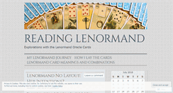 Desktop Screenshot of lenormand36.wordpress.com