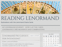 Tablet Screenshot of lenormand36.wordpress.com