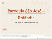 Tablet Screenshot of paroquiasaojosepr.wordpress.com