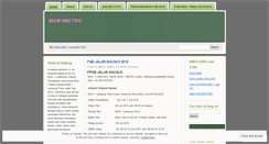 Desktop Screenshot of man1metro.wordpress.com