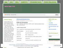 Tablet Screenshot of man1metro.wordpress.com