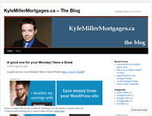 Tablet Screenshot of kylemillermortgages.wordpress.com