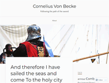 Tablet Screenshot of corneliusvonbecke.wordpress.com