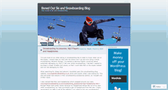 Desktop Screenshot of bonedoutskiandsnowboarding.wordpress.com