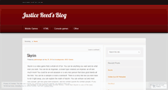 Desktop Screenshot of justicereed.wordpress.com