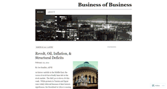 Desktop Screenshot of businessofbusiness.wordpress.com