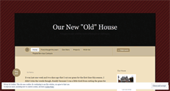 Desktop Screenshot of oldhousenew.wordpress.com