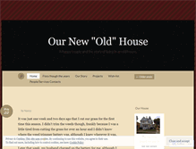 Tablet Screenshot of oldhousenew.wordpress.com