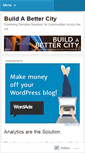 Mobile Screenshot of buildabettercity.wordpress.com
