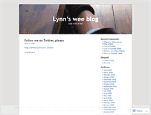 Tablet Screenshot of lynnmcg.wordpress.com