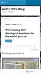 Mobile Screenshot of anton179.wordpress.com