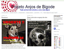 Tablet Screenshot of anjosdebigode.wordpress.com