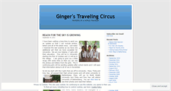 Desktop Screenshot of gingerstravelingcircus.wordpress.com