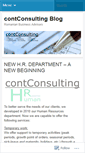 Mobile Screenshot of contconsulting.wordpress.com
