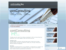 Tablet Screenshot of contconsulting.wordpress.com