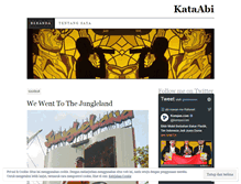 Tablet Screenshot of kataabi.wordpress.com