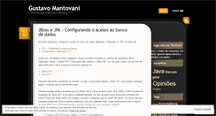 Desktop Screenshot of gmantovani2005.wordpress.com