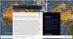 Desktop Screenshot of afrodeas.wordpress.com