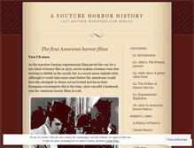 Tablet Screenshot of horrorhistory.wordpress.com