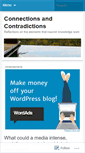 Mobile Screenshot of connectionsandcontradictions.wordpress.com