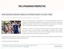 Tablet Screenshot of lithuanianperspective.wordpress.com