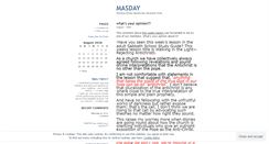 Desktop Screenshot of masdayy.wordpress.com