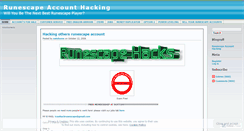 Desktop Screenshot of hackothersrunescapeaccount.wordpress.com