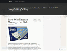 Tablet Screenshot of larrycutting.wordpress.com