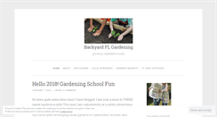 Desktop Screenshot of flgardening.wordpress.com