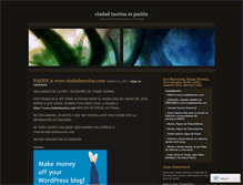Tablet Screenshot of ciudadtaurina.wordpress.com