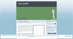 Desktop Screenshot of lagrancasualidad.wordpress.com