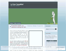 Tablet Screenshot of lagrancasualidad.wordpress.com